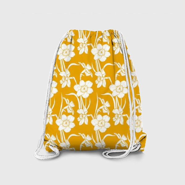 Рюкзак «Нарциссы на желтом фоне»
