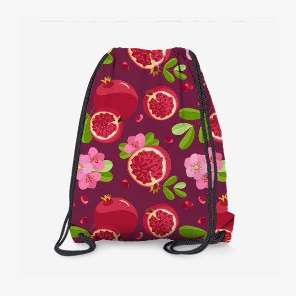 Рюкзак «Сладкий гранат с цветами»