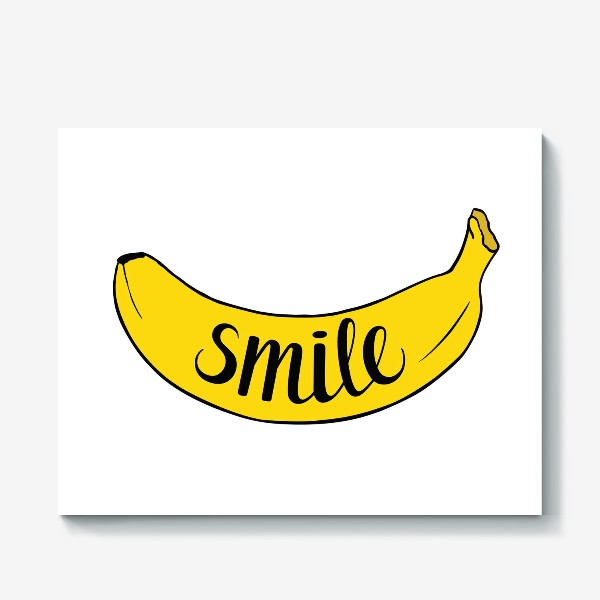 Холст «Smile - банан»