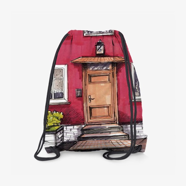 Рюкзак «красный дом»