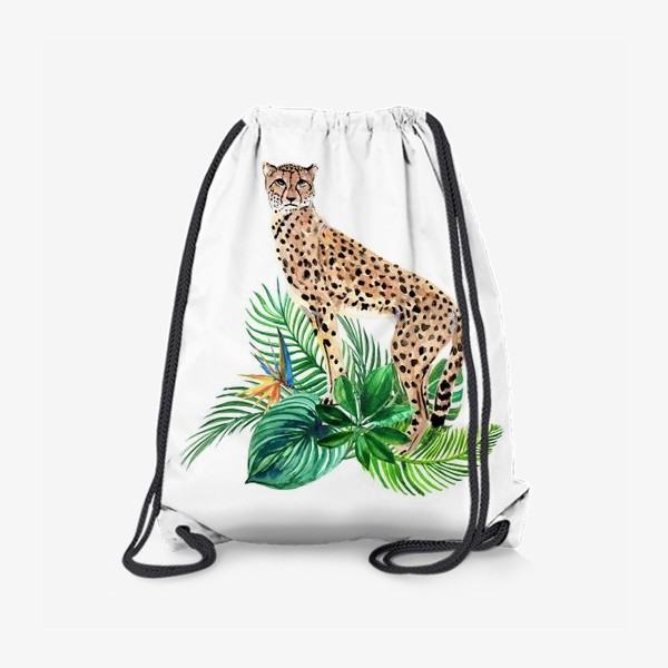 Рюкзак «леопард в тропиках»