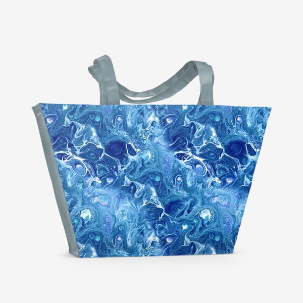 Пляжная сумка «Морская фантазия (жидкий акрил)»