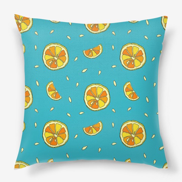 Подушка «Лимонные дольки»