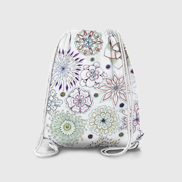 Рюкзак «Цветы и мандалы»