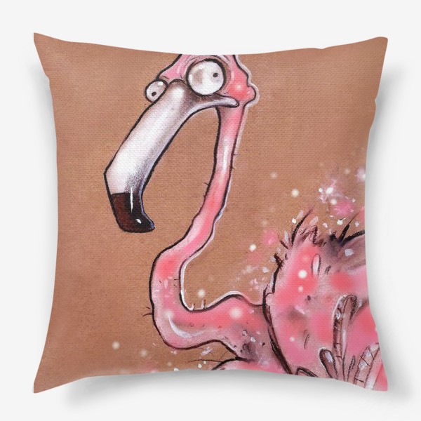 Подушка «фламинго»