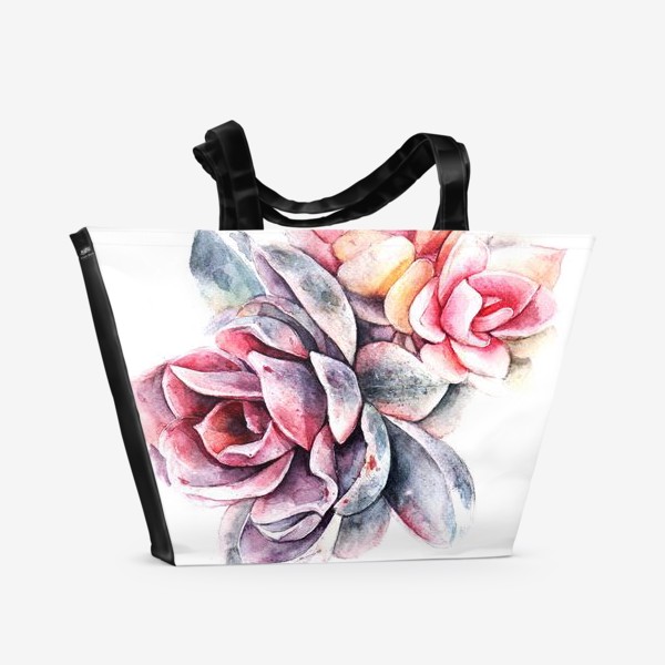 Пляжная сумка «Каменные розы»