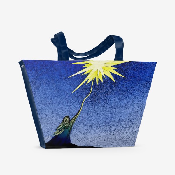 Пляжная сумка «Иди за своей звездой»