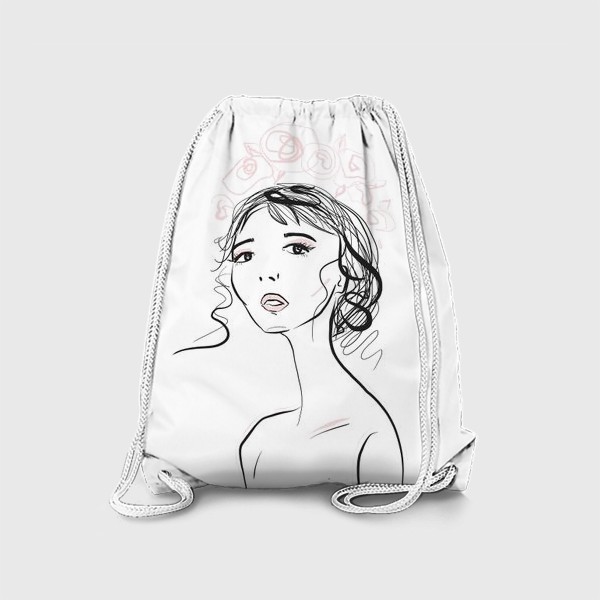 Рюкзак «Девушка с цветами»