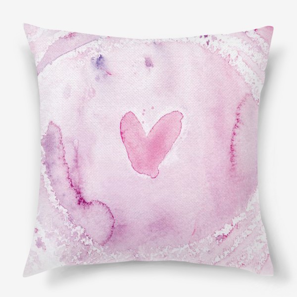 Подушка «розовое сердце»