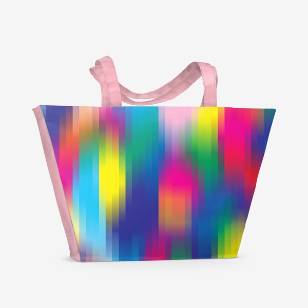 Пляжная сумка «pixel art»