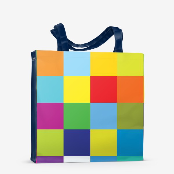 Сумка-шоппер «цветные квадраты»