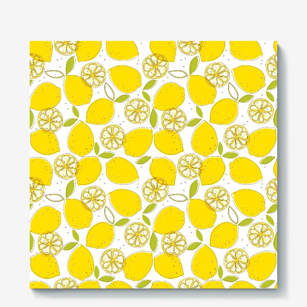 Холст «Сочные лимоны»