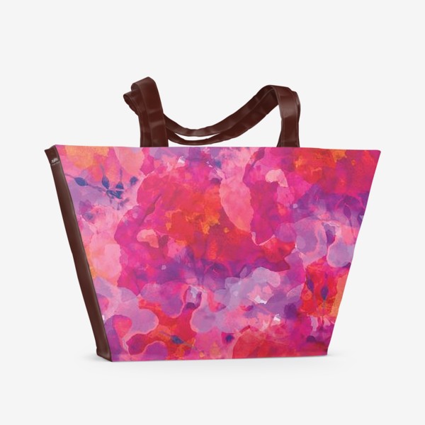 Пляжная сумка «Цветочный узор»