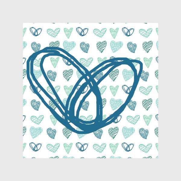 Скатерть «Синее сердце  »