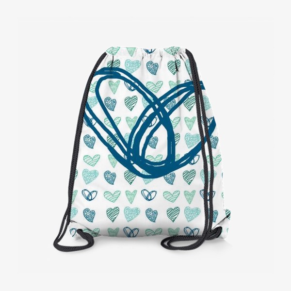 Рюкзак «Синее сердце  »