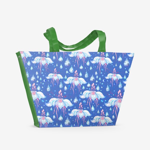 Пляжная сумка «Цветы дождя»