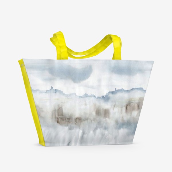 Пляжная сумка «Абстрактный пейзаж»