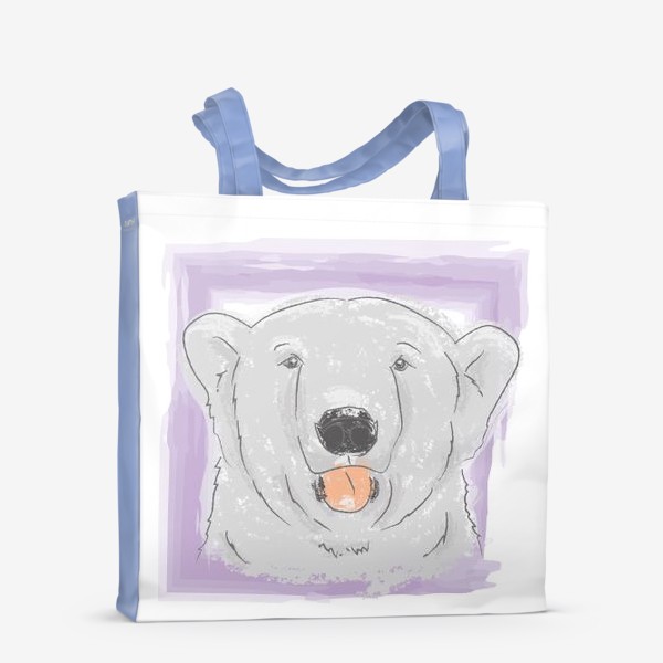 Сумка-шоппер «Очаровашка. Белый медведь»