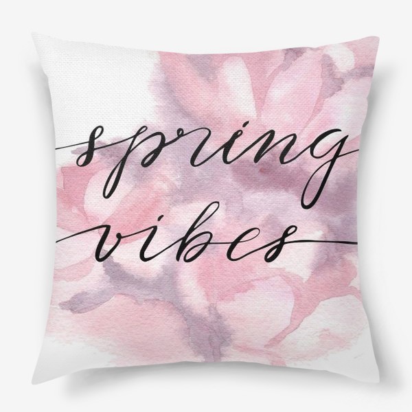Подушка «spring vibes»