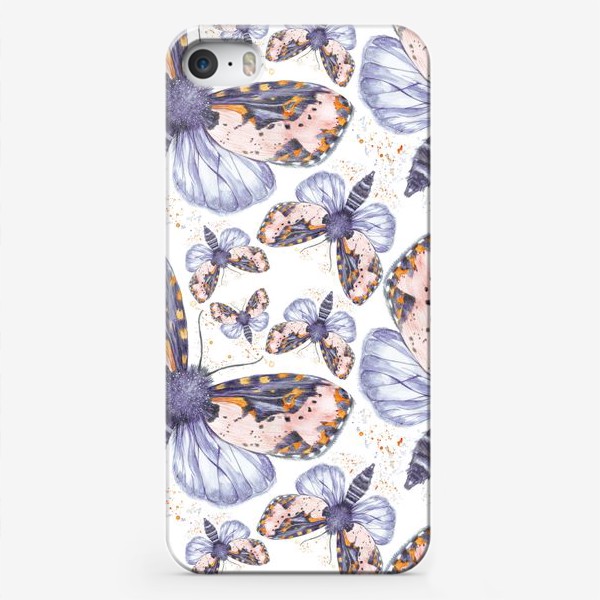 Чехол iPhone «Сиреневый мотылек»