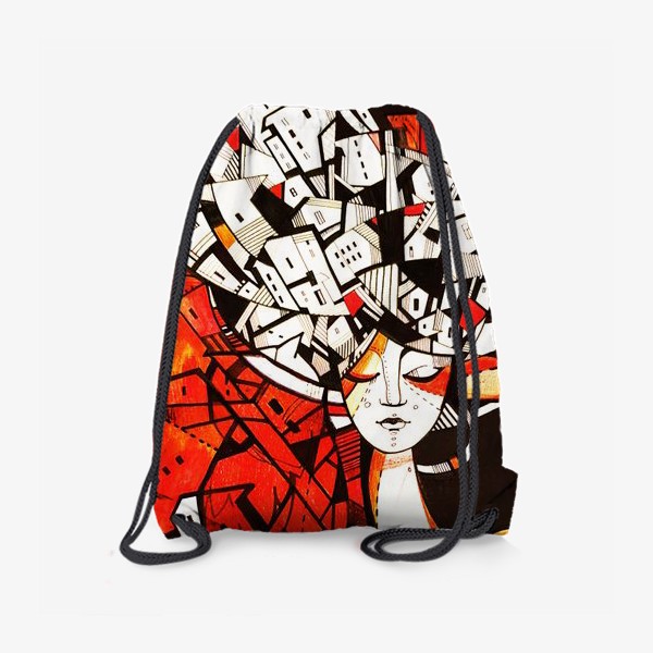 Рюкзак «Женщина в красном»