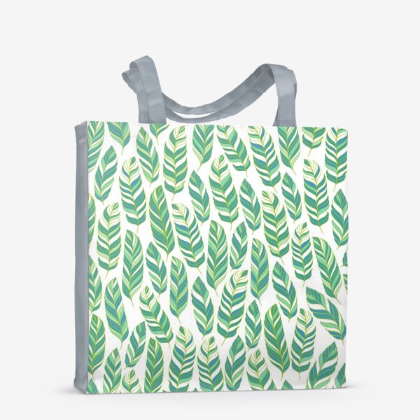 Сумка-шоппер «Тропические листья.»
