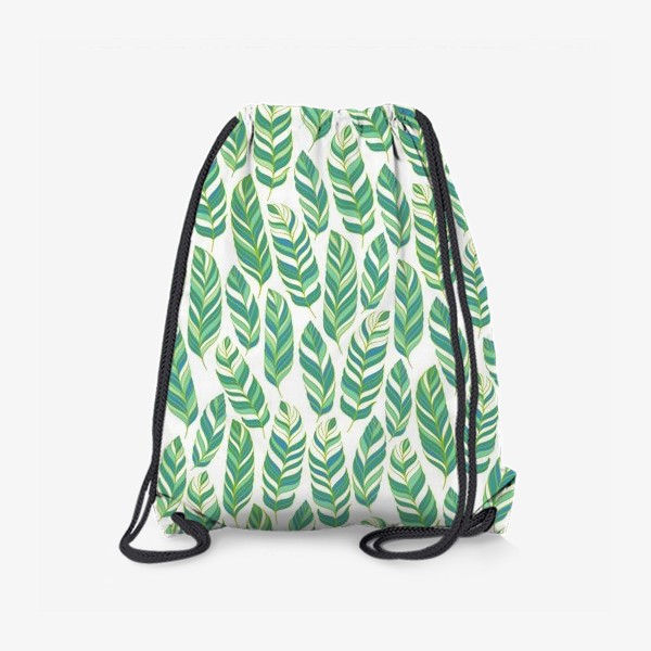 Рюкзак «Тропические листья.»