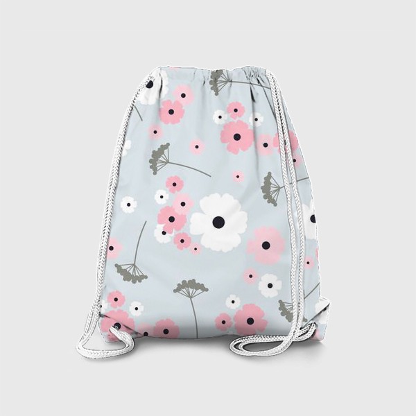 Рюкзак «Нежный цветочный паттерн»