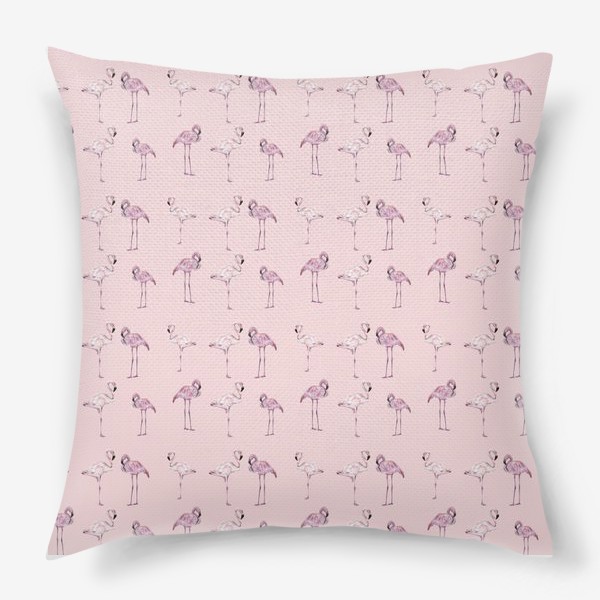 Подушка &laquo;Pink flamingo&raquo;