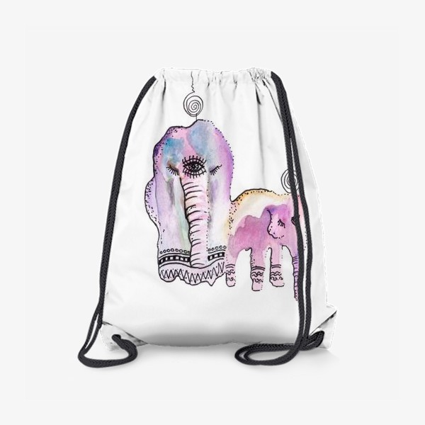 Рюкзак «Розовые слоны»