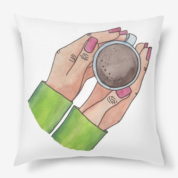 Подушка «Согревающий кофе»