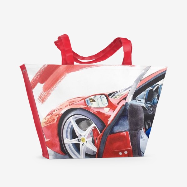Пляжная сумка «Красный»