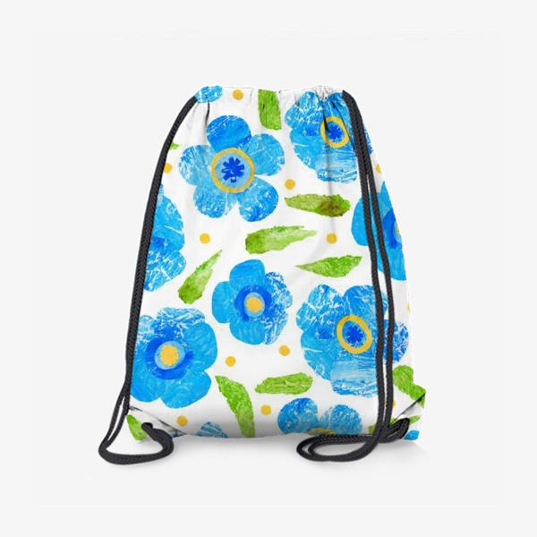 Рюкзак «Голубые цветы»