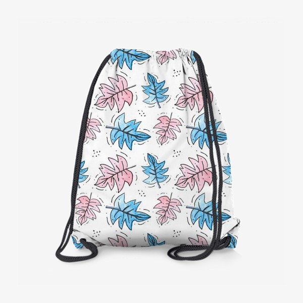 Рюкзак «Паттерн акварельные веточки,листья»