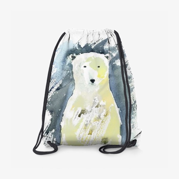 Рюкзак «Белый медведь. Акварельная серия животных»