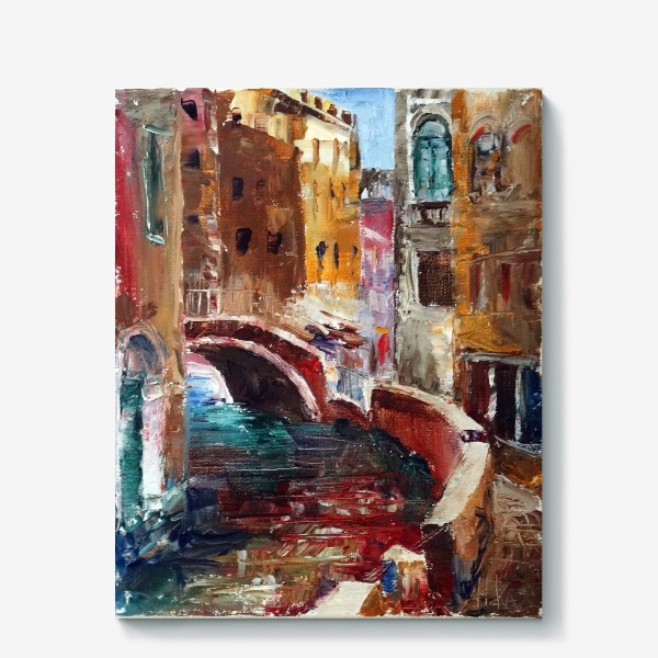 Холст «Сны о Венеции. Rio Fontego»