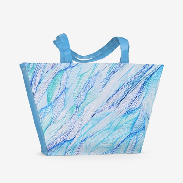 Пляжная сумка «Голубые волны»