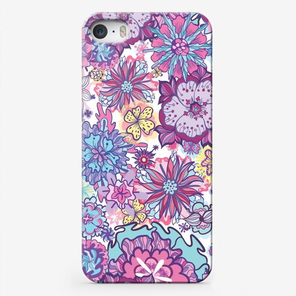 Чехол iPhone «Летние цветы »