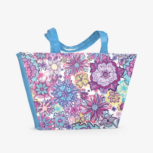 Пляжная сумка &laquo;Летние цветы &raquo;