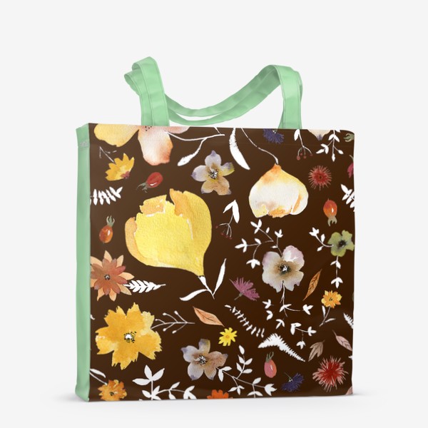 Сумка-шоппер «Осенние цветы»