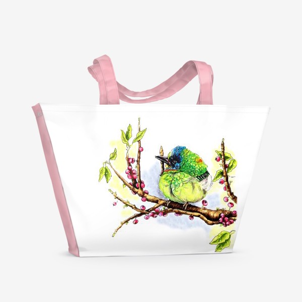 Пляжная сумка «птичка-невеличка новый»