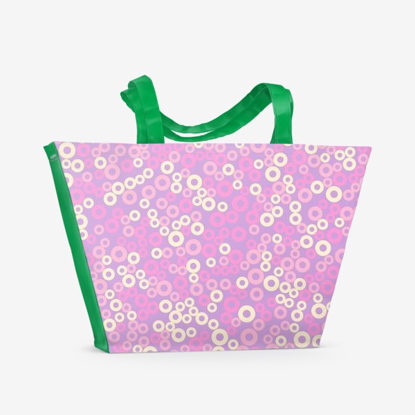 Пляжная сумка «Разноцветные круги»
