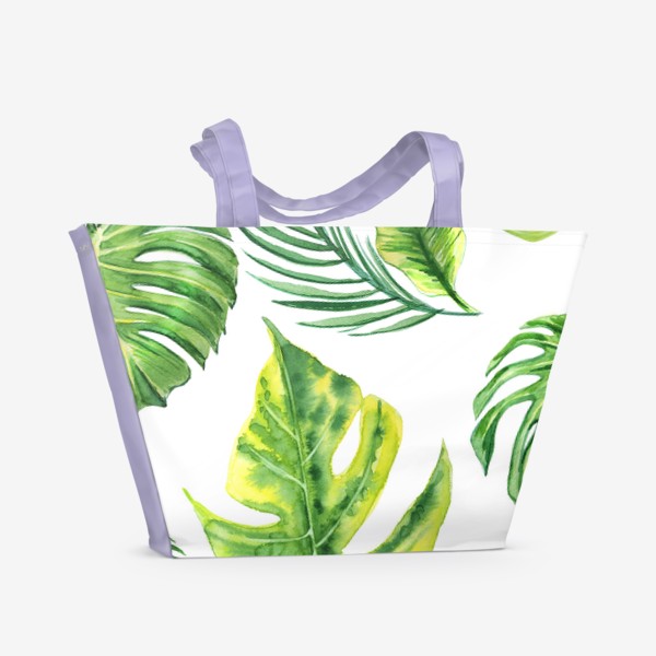 Пляжная сумка «Тропческе листья»