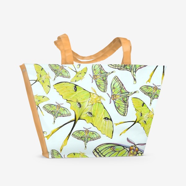 Пляжная сумка «Бабочки паттерн»