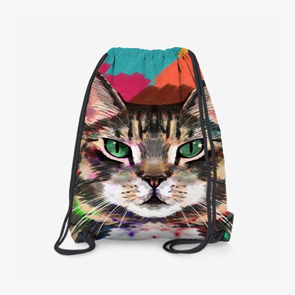 Рюкзак «Кот с изумрудными глазами»