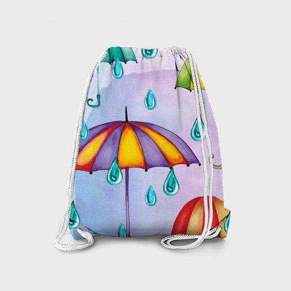 Рюкзак «Разноцветные зонтики»