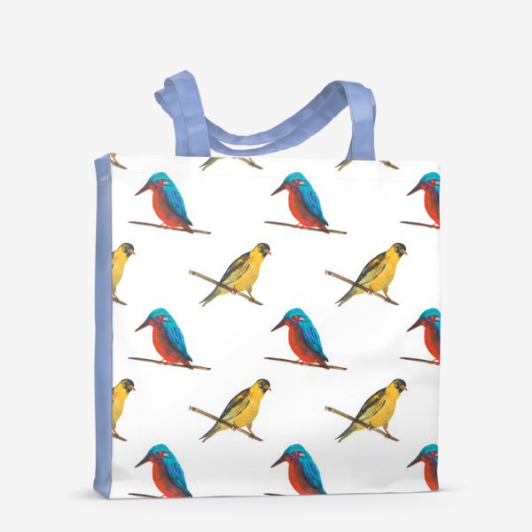 Сумка-шоппер «Паттерн птицы»