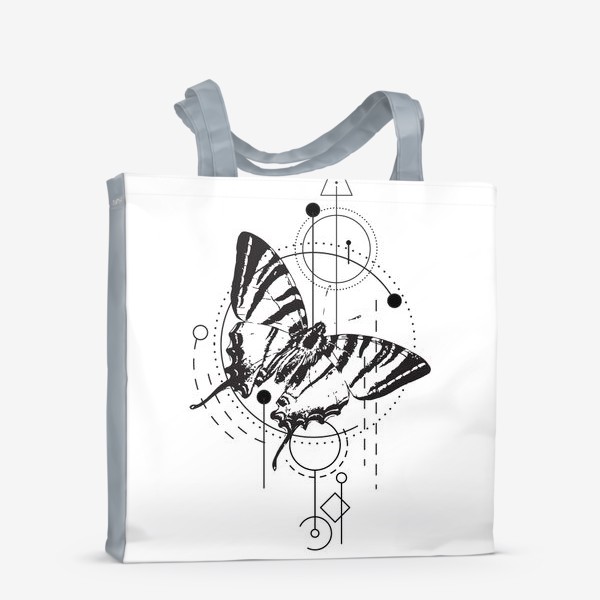 Сумка-шоппер &laquo;Butterfly abstract geometry&raquo;