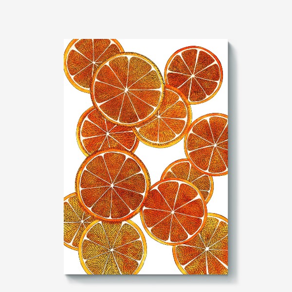 Холст «Апельсиновые дольки»