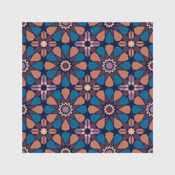 Скатерть &laquo;геометрический паттерн в мароканском стиле&raquo;